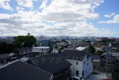 2階バルコニーからの眺望です。前面に遮るものがなく景色を一望できます。
