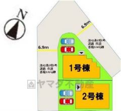 2号棟。カースペース並列2台分＾＾