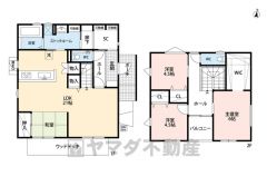 暮らしにゆとりと安らぎを与える開放感いっぱいの吹き抜けおある間取り。上下階の一体感も家族のふれあいを演出します。