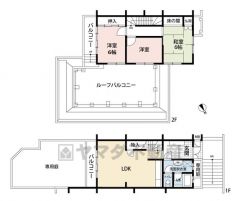 広々したお庭とルーフバルコニーが魅力的＾＾2階は居室が3部屋あるので、お子様が大きくなっても安心ですね＾＾
