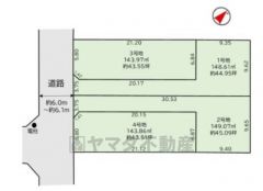 2号地。大通りから離れた静かな住宅街。車通りも少なく安心＾＾
