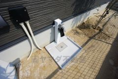 お車の洗車や外壁のお掃除をする際に便利な外水栓。