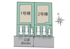 1号棟。カースペース3台分あり＾＾