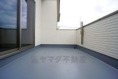 同仕様写真。に濡れにくいインナーバルコニーは家事を助けてくれること間違いなし。