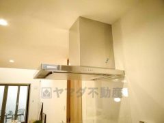 お手入れが簡単なスリム型レンジフードです。調理により発生する油煙や臭いを吸い込み、屋外へ排気してくれます。