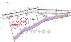 3号地。1.2号地成約済。建築条件無しなので、思いのままの家作りができます。