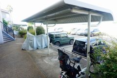 大切な自転車を守れるよう屋根付きの自転車置き場が確保されています＾＾