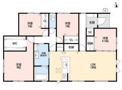 子育て・介護しやすい平屋＾＾SIC・パントリー・WIC付き＾＾