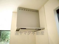 お手入れが簡単なスリム型レンジフードです。調理により発生する油煙や臭いを吸い込み、屋外へ排気してくれます。