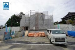 現地（2025年10月7日）撮影。福間南小学校徒歩9分＾＾85坪の敷地の広さが魅力＾＾