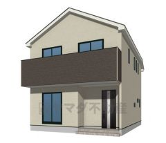 外壁はツートンカラーでスタイリッシュな外観で来客の時が待ち遠しくなりますね。