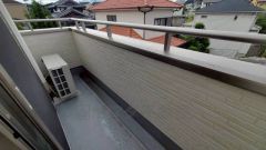 南側バルコニーは陽当たり良好ですよ＾＾ 洗濯物や布団を干すとふかふかになりますね＾＾
