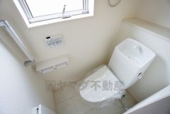 同仕様写真。温水、暖房、ウォシュレット付の高機能トイレです。