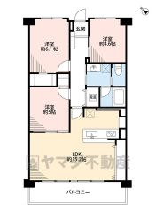 南西向き高層階で陽当たり、眺望良好＾＾洋室が3部屋あるので、お子様が大きくなっても安心ですね＾＾