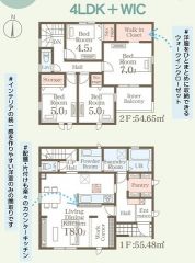 ＷIC、パントリーを確保＾＾オールフローリングで掃除も楽々＾＾