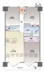 南西向きで陽当たり良好。バルコニーへは2部屋から出られます。全居室収納付きで、お部屋が散らかりにくいです＾＾