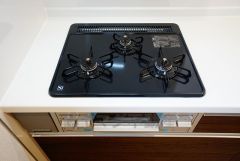 3口コンロなので、効率よくお料理が楽しめます。毎日のお料理も楽しくなりますね＾＾