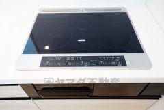 お手入れのしやすいIHクッキングヒーターです。