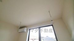 室内物干しがあるので、花粉や雨対策で洗濯物を干すときに重宝しますね＾＾