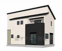 （1号棟）完成予想図。外壁に特殊なコーティングを使用しており、 雨が汚れを洗い流し、日常の汚れからも住まいをしっかり守ります。