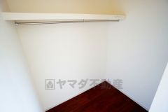 ウォークインクローゼット付でスペースも広く、毎日のコーディネートが楽しくなります＾＾