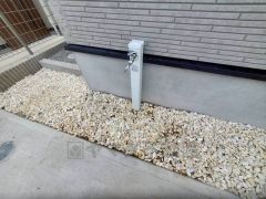 お車の洗車や外壁のお掃除をする際に便利な外水栓。