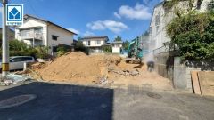 現地（2025年10月23日）撮影。建築条件無しなので、思いのままの家作りができます＾＾