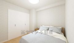 洋室イメージパース。住む人のこだわりを活かす洋室。日当たりがよく、寝室としての利用もおすすめ。広めのクローゼットには荷物をすっきり片付けられ、ゆとりのある暮らしが出来ます＾＾