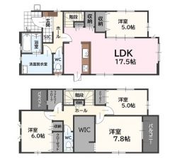 南向き・2面バルコニーで光注ぐ空間設計＾＾17.2帖のリビングは隣接する和室と一体化して利用すると21.7帖の大空間になります＾＾