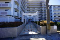 エントランスの外まで管理が行き届いた綺麗なマンションです。