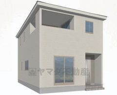 完成予想図。10年間の瑕疵保証が付いた安心の新築戸建。最新の設備で気持ちの良い新生活を送りませんか。