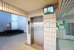 共用部にはエレベーターを完備。重い荷物やベビーカーの移動もスムーズで毎日の暮らしを快適にサポートします。