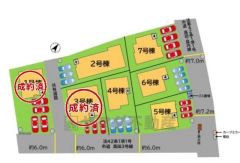 4号棟。カースペース4台分あり＾＾1.3号棟成約済み。