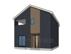 外壁はツートンカラーでスタイリッシュな外観で来客の時が待ち遠しくなりますね。