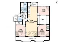 南向きで陽当たり良好です。洋室6帖以上＾＾収納力のある納戸付きで、荷物を一か所にまとめて収納できます＾＾