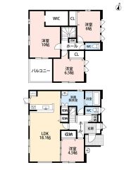 南向き＾＾WIC3ヶ所あり＾＾リビングは道路の反対側にあるため、歩行者から覗かれる心配がなく、プライバシーが保たれます。
