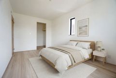 家具はイメージです。主寝室としてお使いいただけそうなこちらのお部屋は、日当たりが良く、爽やかな風を感じて起きる朝は、快適生活の始まりに。