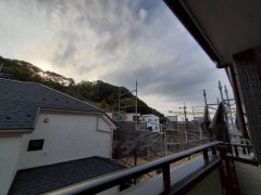 バルコニーからの眺望。