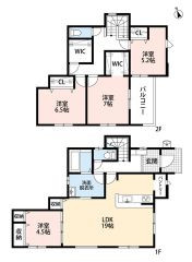全室南向きでどこにいても暖かい日差しが差し込みます＾＾2階にファミリークローゼット付き＾＾
