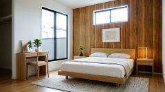 主寝室としてお使いいただけそうなこちらのお部屋は、日当たりが良く、爽やかな風を感じて起きる朝は、快適生活の始まりに。