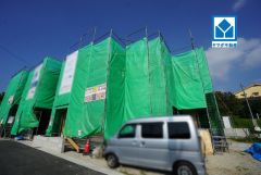 現地（2026年10月1日）撮影。 全9区画の新築戸建が新登場です＾＾ JR＆西鉄バスのダブルアクセス可能＾＾