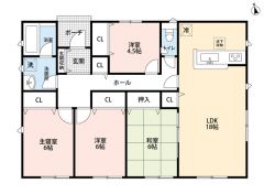 和室含む4LDK＾＾全居室収納スペース付きの充実した間取り＾＾