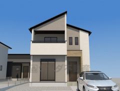 モノトーンの色合いでまとめられた、落ち着きのある家。