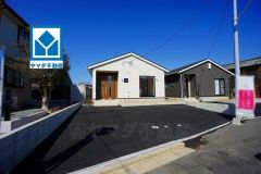 2号棟。憧れの平屋住まい＾＾地球に優しいオール電化住宅でエコな暮らしを＾＾階段昇降のないストレスフリーな生活始めませんか。