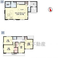 コミュニケーションが取りやすいリビング階段＾＾水回りが隣接した家事導線に配慮した間取り＾＾