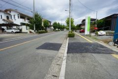 2025年8月撮影。全2区画の新築戸建が新登場です。