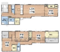 とにかく収納力に優れた間取りです。2面バルコニーで、どのお部屋にいても明るさを感じられます。