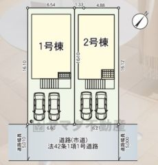 2号棟。カースペース2台分あり＾＾