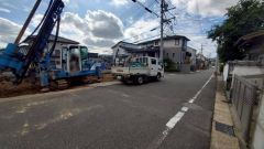 現地（2025年10月15日）撮影。住人以外の車の進入も少なく、小さなお子様を持つご家庭にも安心です。