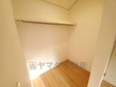 ウォークインクローゼット付でスペースも広く、毎日のコーディネートが楽しくなります＾＾